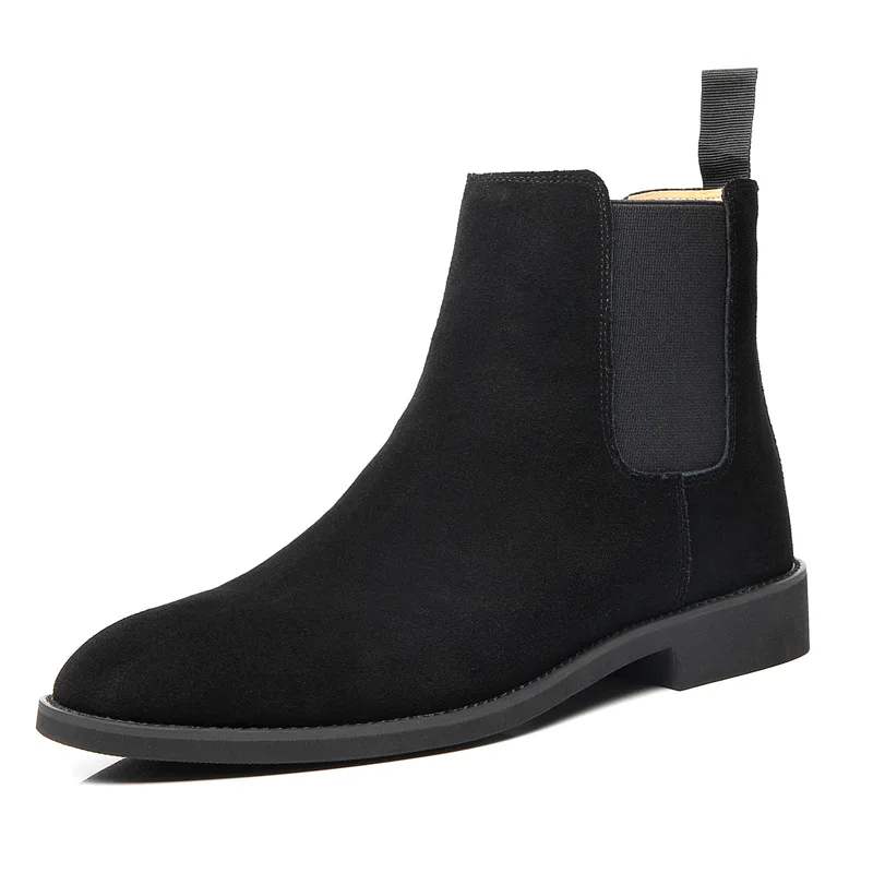 Genuine Cow Leather Men Shoes Platform Chelsea Boots Suede Ankle Boots Autumn Slip on Shoes for Male Winter Boots Botas Hombre
Genuine Cow Leather Men Shoes Platform Chelsea Boots Suede Ankle Boots Autumn Slip on Shoes for Male Winter Boots Botas Hombre