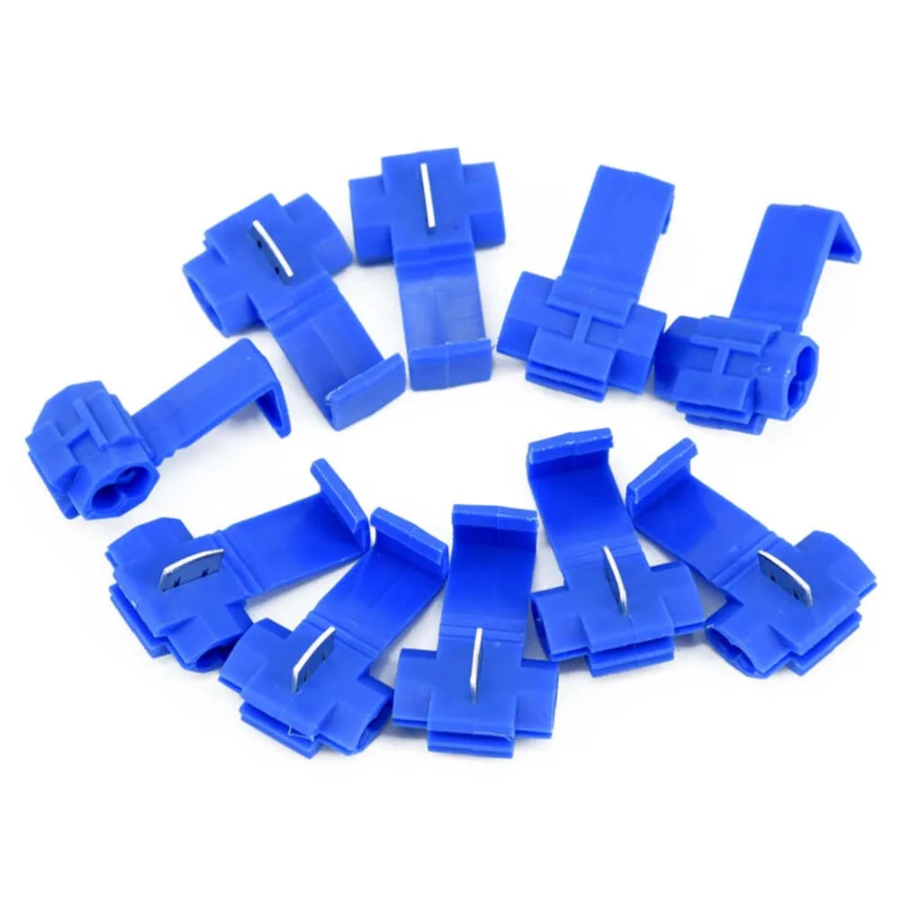 Wire Splice Terminals Electrical Splice Splitter 1.5~2.5mm² 100Pcs Common Block Connectors Crimp For AWG 14 -16 Hot
Wire Splice Terminals Electrical Splice Splitter 1.5~2.5mm² 100Pcs Common Block Connectors Crimp For AWG 14 -16 Hot