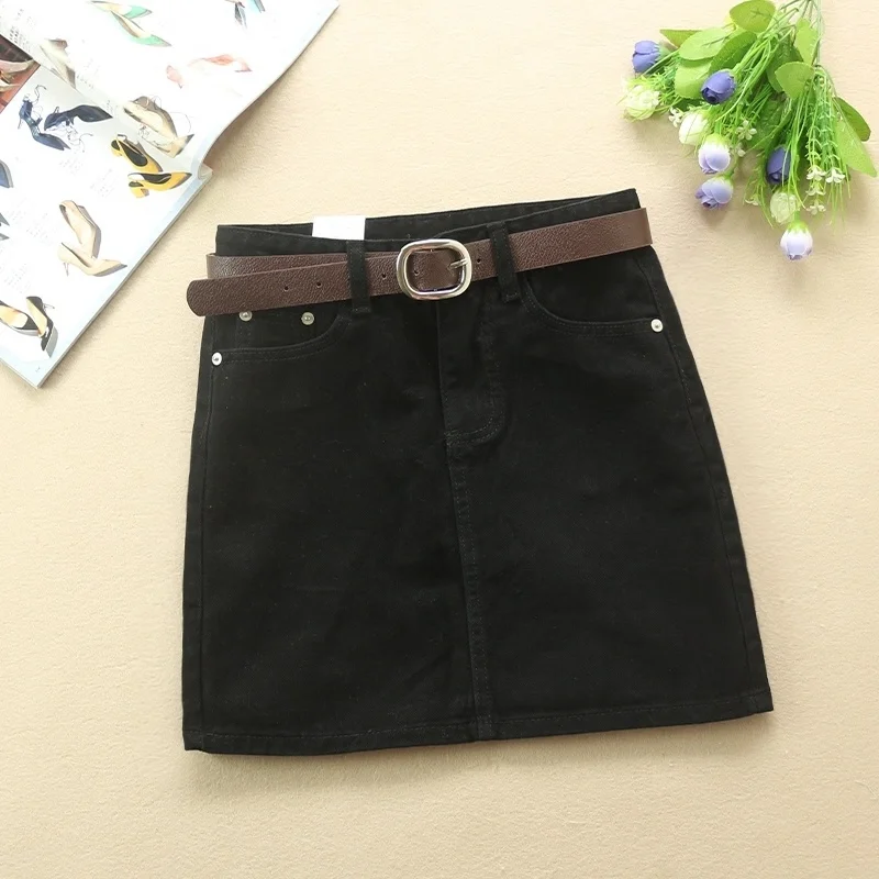 Summer Women Denim Skirt 2022 Korean Fashion Mid Waist A-line Mini Jeans Skirts Harajuku Casual Black Pockets Female Saias
Summer Women Denim Skirt 2022 Korean Fashion Mid Waist A-line Mini Jeans Skirts Harajuku Casual Black Pockets Female Saias