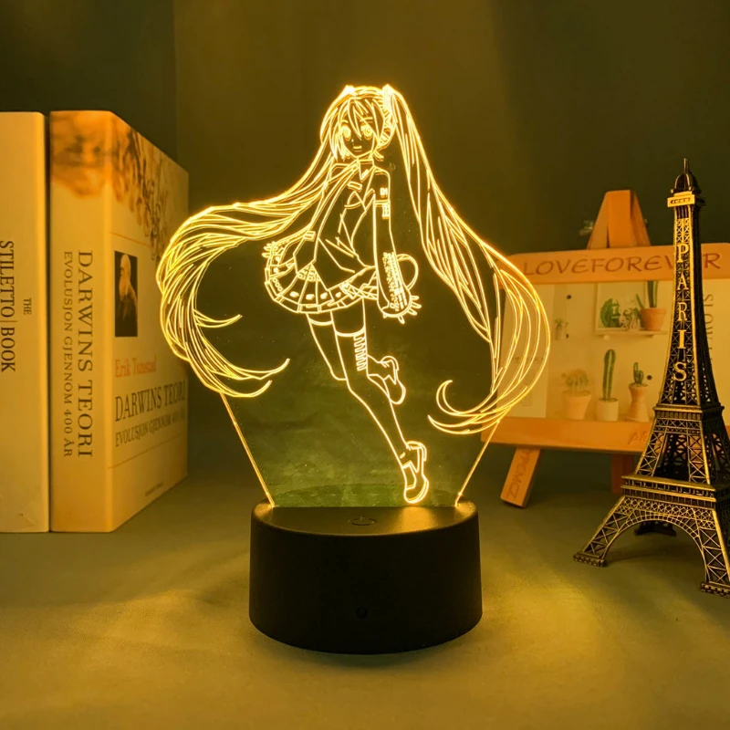 Мультяшный ночник Hatsune Future Seven-Color, USB-штекер, светильник ильник, детская спальня, аниме периферийное украшение
Мультяшный ночник Hatsune Future Seven-Color, USB-штекер, светильник ильник, детская спальня, аниме периферийное украшение