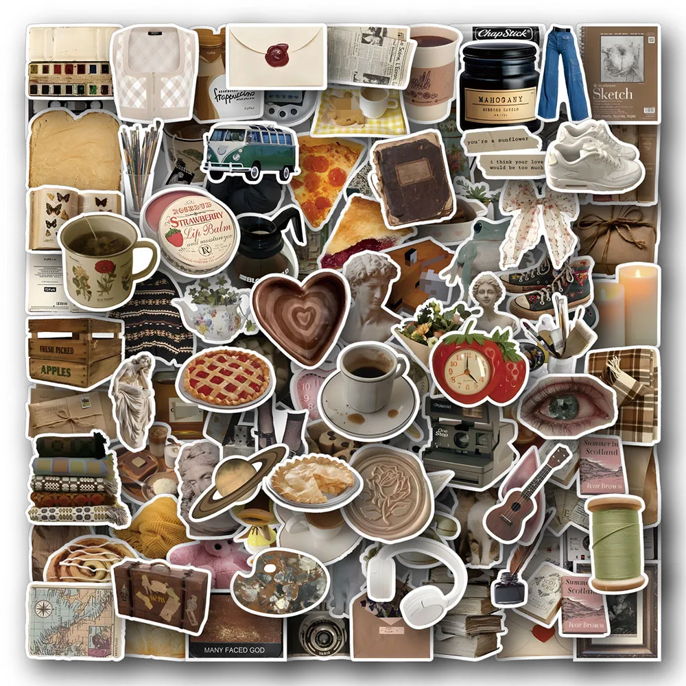 10/30/50/120PCS Retro Nostalgic Small Objects Stickers Ins Vintage Aesthetic Graffiti Decals DIY Laptop Wall Bike Phone Kids Toy
10/30/50/120PCS Retro Nostalgic Small Objects Stickers Ins Vintage Aesthetic Graffiti Decals DIY Laptop Wall Bike Phone Kids Toy