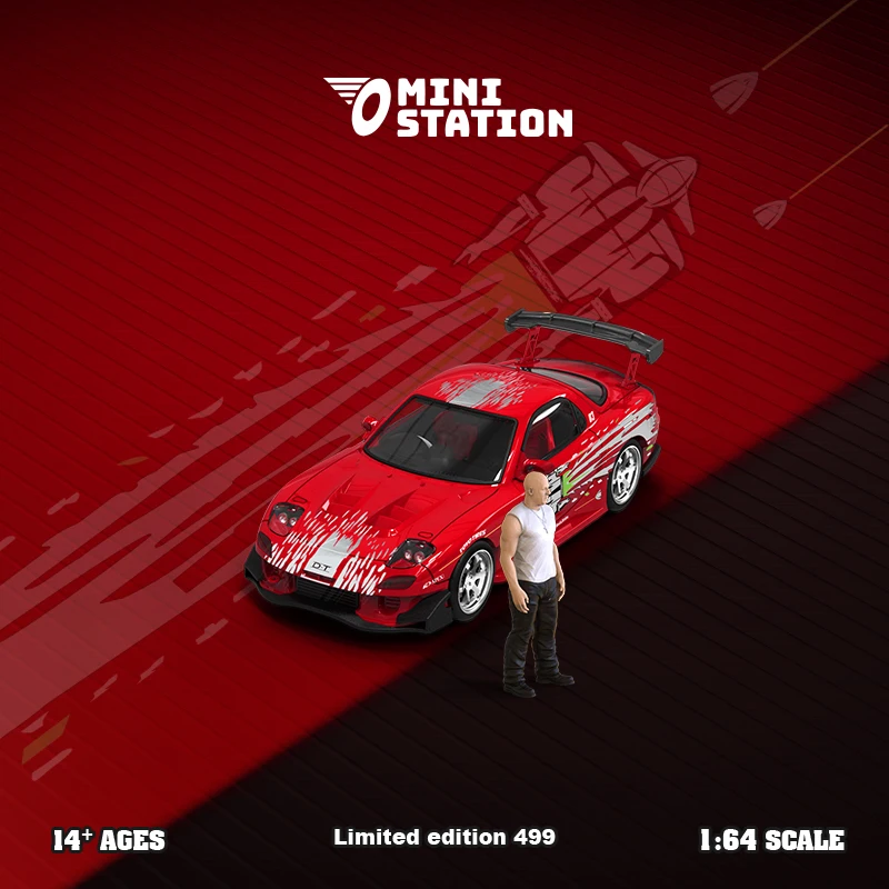 Mini Station 1:64 Dom‘S RX7 F&F With Figure Diecast Diorama Car Model Collection Miniature Carros Toys
Mini Station 1:64 Dom‘S RX7 F&F With Figure Diecast Diorama Car Model Collection Miniature Carros Toys