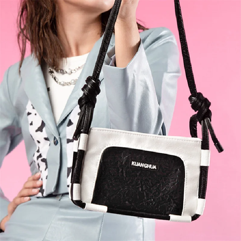 Color Matching Underarm Bag Small Fresh and Sweet Shoulder Bag Simple Fashion Single Shoulder Women Bag Sac De Luxe Femme Marque
Color Matching Underarm Bag Small Fresh and Sweet Shoulder Bag Simple Fashion Single Shoulder Women Bag Sac De Luxe Femme Marque
