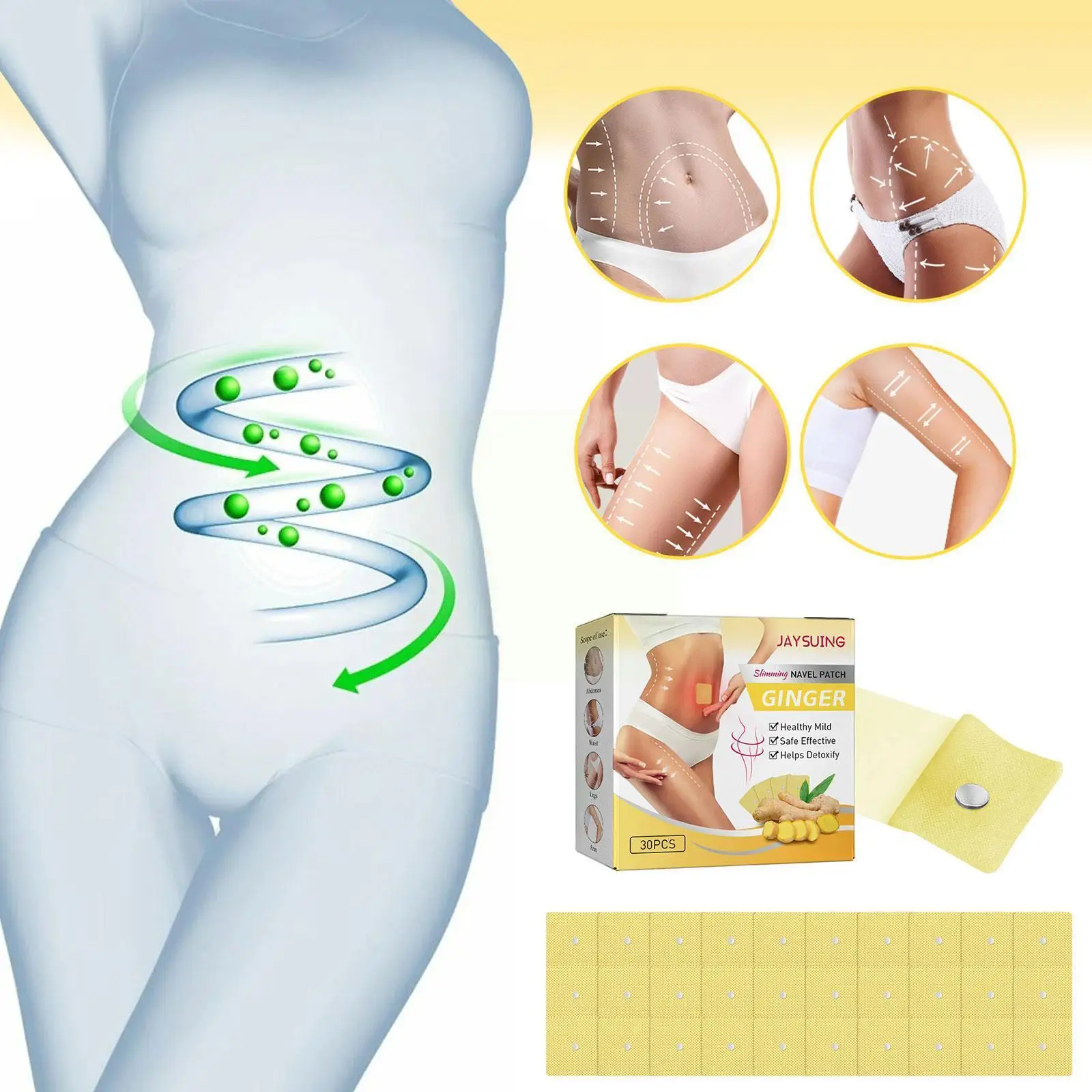 Ginger Fat-burning Belly Button Stickers Patch Waist Slimming Plaster For Obese People 30pcs A Pack Free Shipping F8k7
Ginger Fat-burning Belly Button Stickers Patch Waist Slimming Plaster For Obese People 30pcs A Pack Free Shipping F8k7
