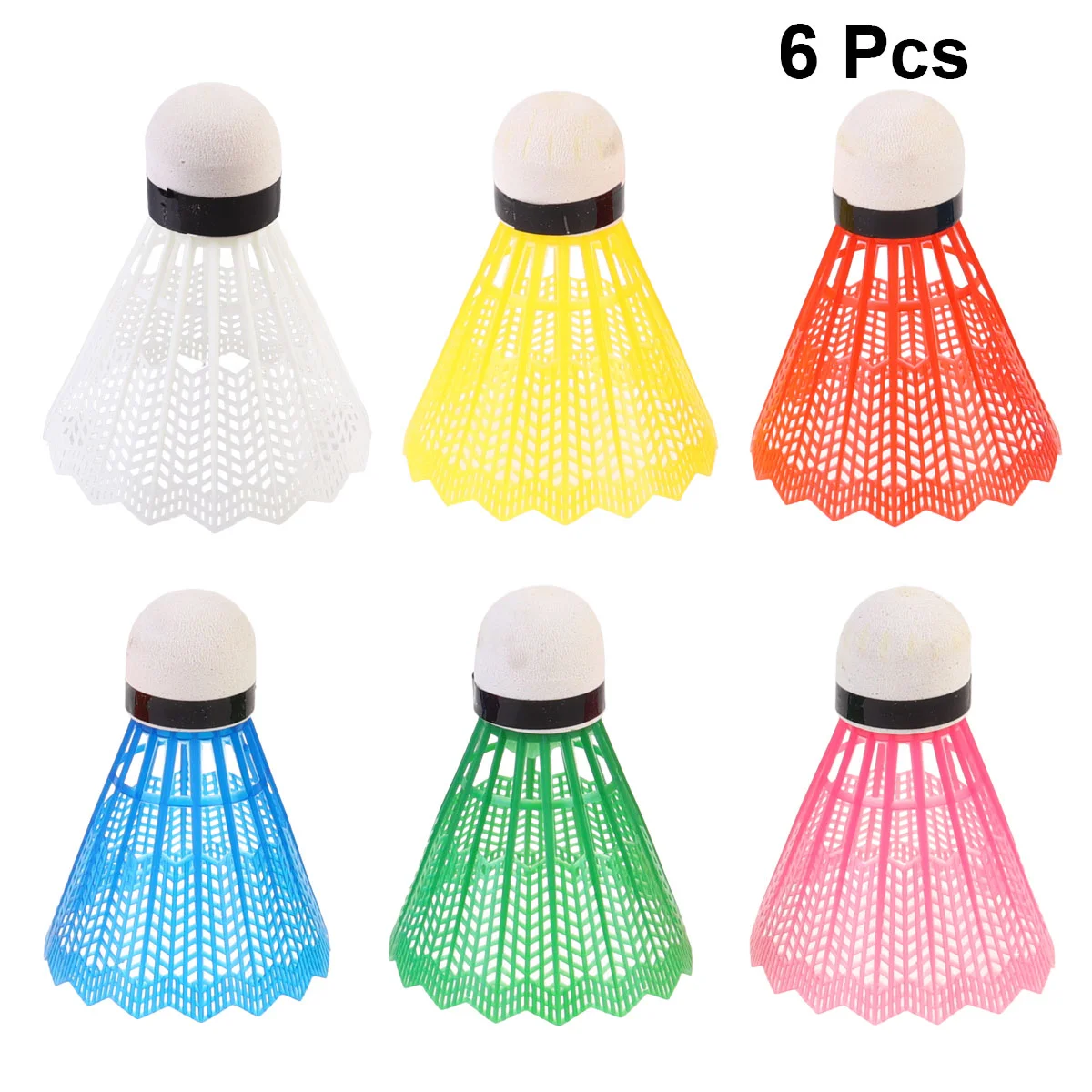 Badminton Shuttlecocks Shuttles Birdies Balls for Indoor Outdoor Training Exercise Supplies 6pcs
Badminton Shuttlecocks Shuttles Birdies Balls for Indoor Outdoor Training Exercise Supplies 6pcs