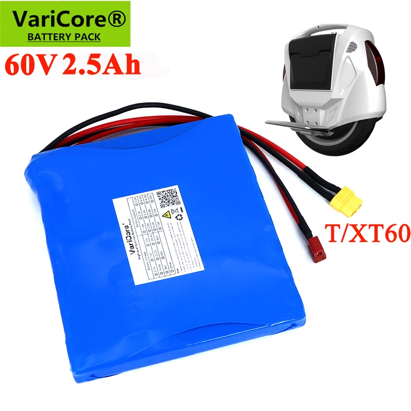 Литий-ионный аккумулятор VariCore 60 в 18650 Ач 16S1P Втч с bms для электрического одноколесного скутера, балансирующего автомобиля
Литий-ионный аккумулятор VariCore 60 в 18650 Ач 16S1P Втч с bms для электрического одноколесного скутера, балансирующего автомобиля