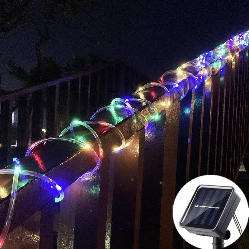 Garden Light 20m Fairy Lamp Strings for Christmas Decoration Tube Rope Garland Waterproof Solar Powered Rope Strip Light Outdoor
Garden Light 20m Fairy Lamp Strings for Christmas Decoration Tube Rope Garland Waterproof Solar Powered Rope Strip Light Outdoor