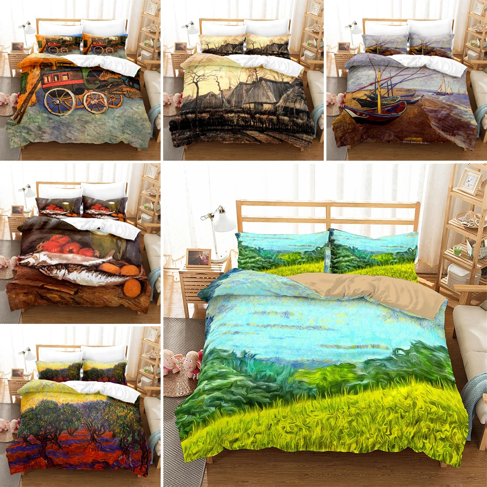 Abstract 3D Oil Painting Print Duvet Cover Art Style Bedding Set Teens Comforter Quilt Cover And Pillowcase Queen King Size 3pcs
Abstract 3D Oil Painting Print Duvet Cover Art Style Bedding Set Teens Comforter Quilt Cover And Pillowcase Queen King Size 3pcs