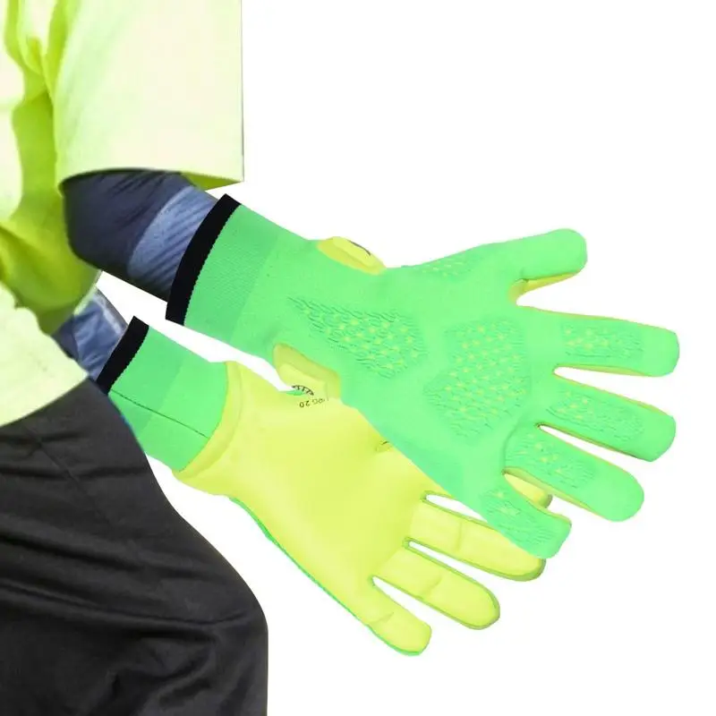 Goalie Gloves Breathable Football Goalie Anti Skid Gloves Unisex Soccer Equipment For Finger Spine Protection Youth Adults Kids
Goalie Gloves Breathable Football Goalie Anti Skid Gloves Unisex Soccer Equipment For Finger Spine Protection Youth Adults Kids