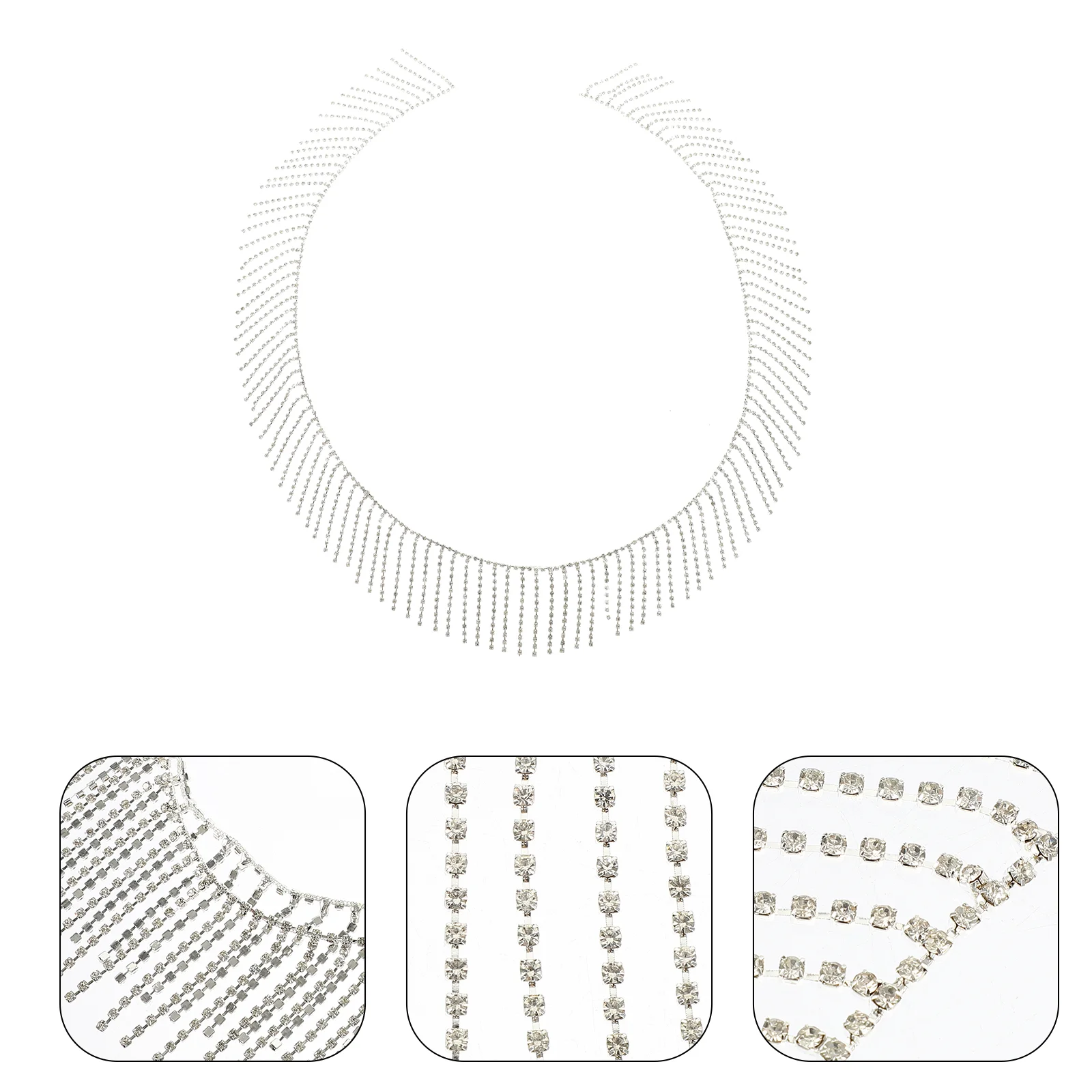 Trim Fringe Rhinestone Tassel Ribbon Crystal Chain Accessories Clothing Diamond Bling Diy Belt Bridal Fabric Dress Beaded
Trim Fringe Rhinestone Tassel Ribbon Crystal Chain Accessories Clothing Diamond Bling Diy Belt Bridal Fabric Dress Beaded