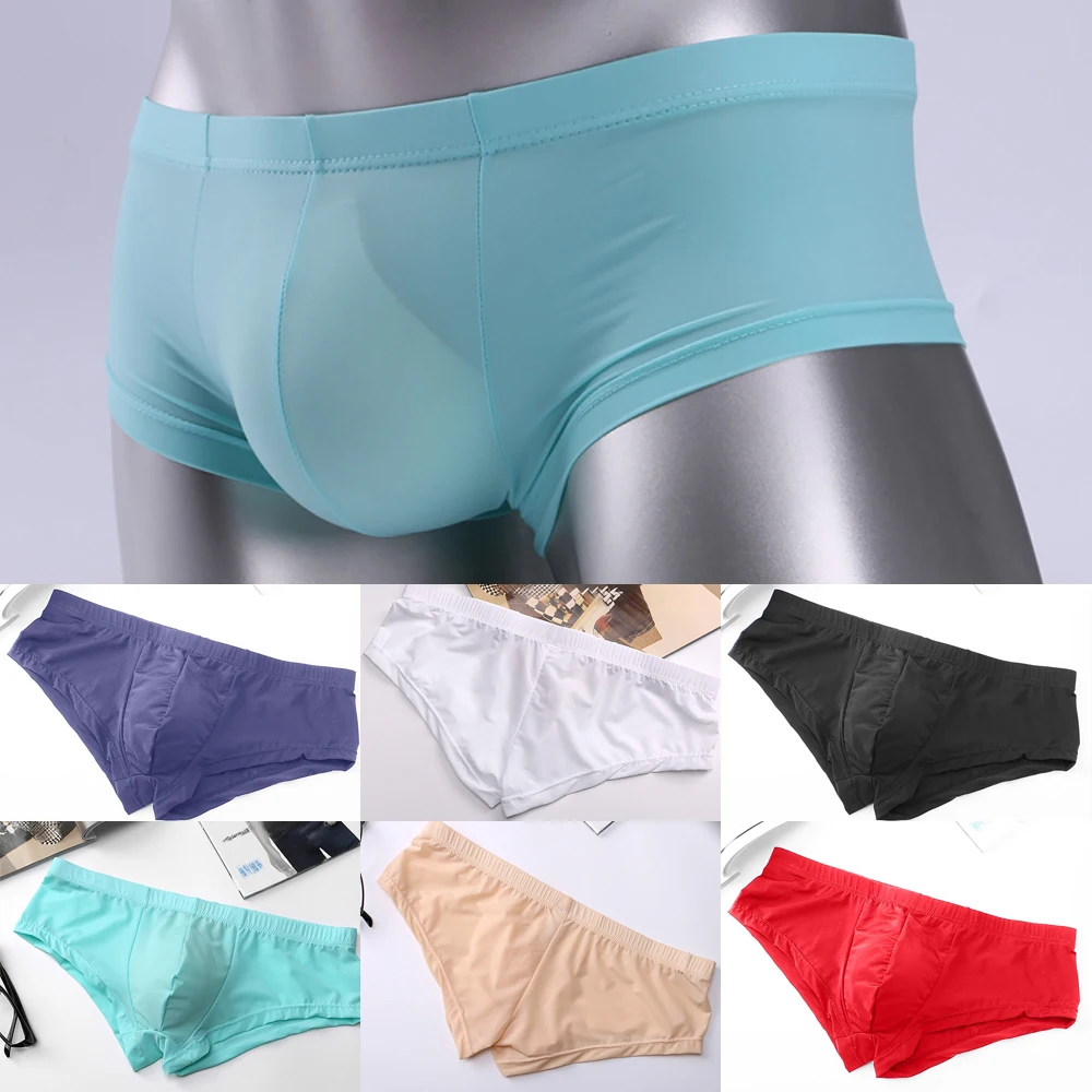 Men's Ice Silk Underwear Low Waist Boxer Breathable Sexy Men's Boxer Underwear Sexy Fashion Comfortable Briefs New
Men's Ice Silk Underwear Low Waist Boxer Breathable Sexy Men's Boxer Underwear Sexy Fashion Comfortable Briefs New