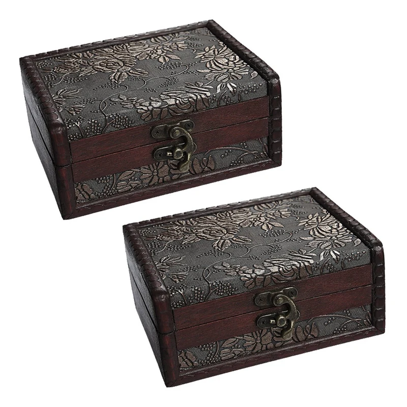 2X Treasure Box Treasure Chest For Gift Box,Cards Collection,Gifts And Home Decor
2X Treasure Box Treasure Chest For Gift Box,Cards Collection,Gifts And Home Decor