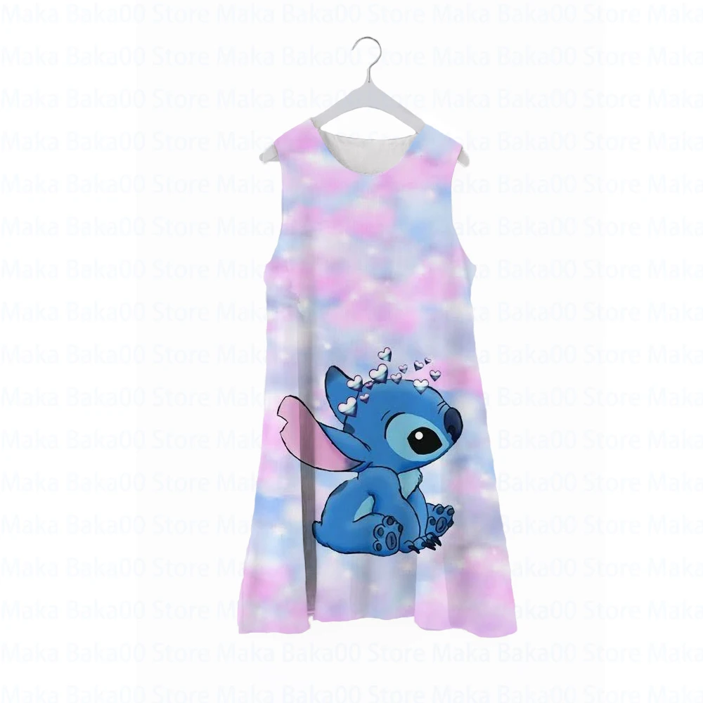 2022 New Disney Stitch Collection Pajama Dress Round Neck Sleeveless Dress Print Casual Cute Cartoon Summer New Dress
2022 New Disney Stitch Collection Pajama Dress Round Neck Sleeveless Dress Print Casual Cute Cartoon Summer New Dress