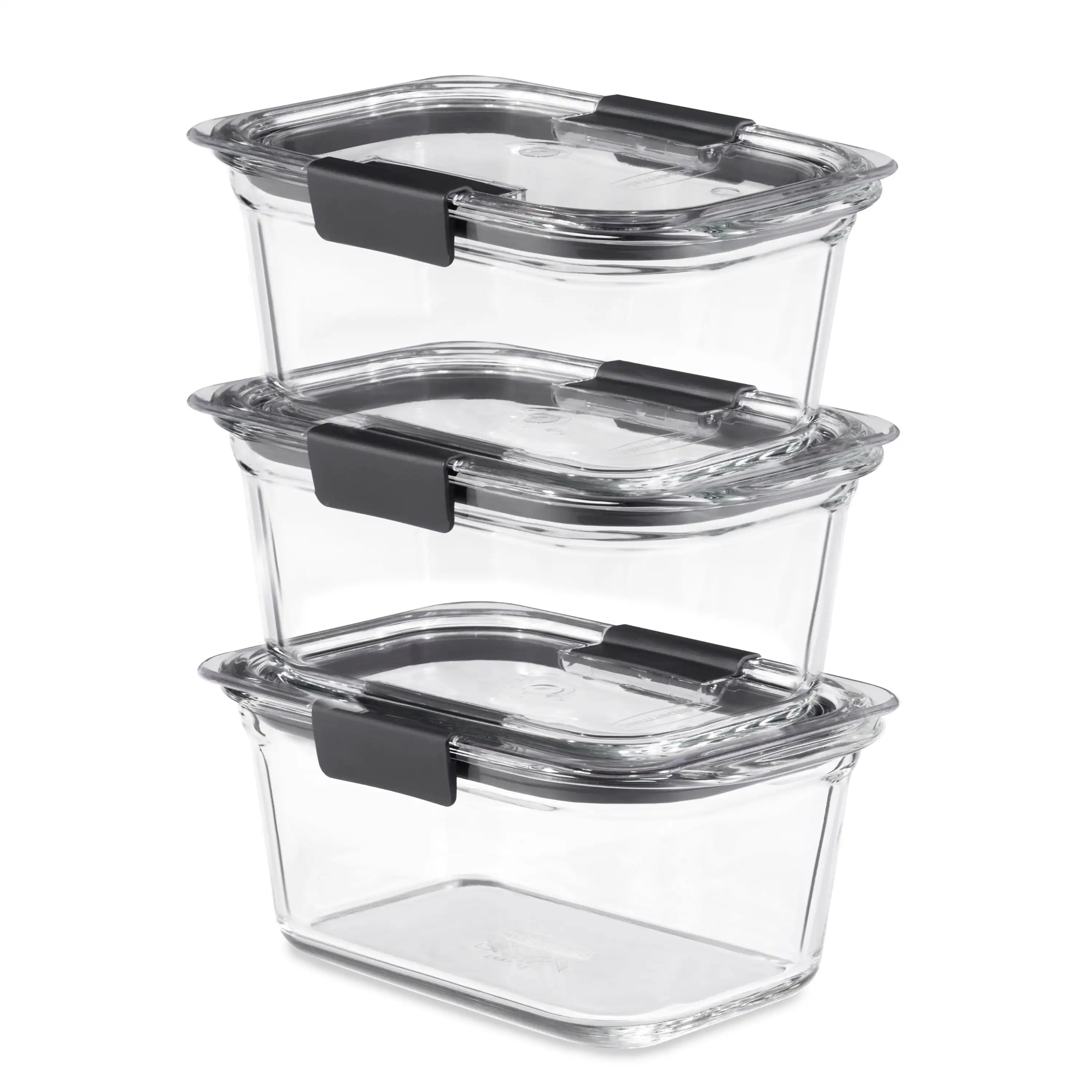 Rubbermaid Brilliance 3-Pack Glass Food Storage Containers, 4.7-Cup, Leak Proof, BPA Free
Rubbermaid Brilliance 3-Pack Glass Food Storage Containers, 4.7-Cup, Leak Proof, BPA Free