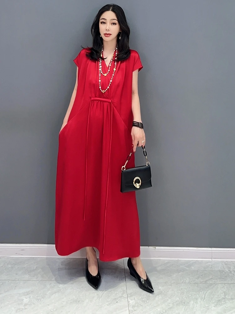 SuperAen 2023 Spring Summer New Korean Fashion Oversize Loose Dress Casual Women's Long Dress
SuperAen 2023 Spring Summer New Korean Fashion Oversize Loose Dress Casual Women's Long Dress
