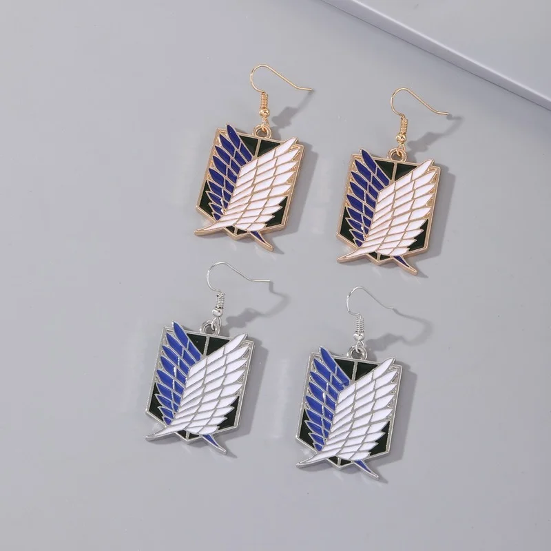 1 Pair Fashion Anime Attack on Titan Drop Earrings Shingeki No Kyojin Wings of Freedom Dangle Earrings for Women Girls Gift Toys
1 Pair Fashion Anime Attack on Titan Drop Earrings Shingeki No Kyojin Wings of Freedom Dangle Earrings for Women Girls Gift Toys