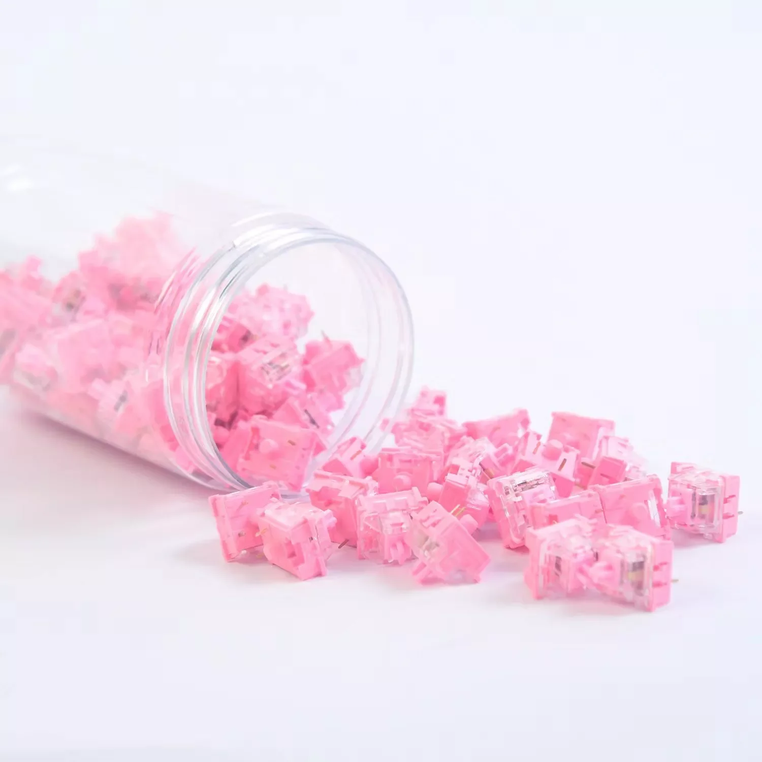 NEW2023 KTT Rose Switch for Mechanical Keyboard Content Liner 3 Pins POM Axis 43g Trigger RGB Transparent Customize GK61 Pro 2
NEW2023 KTT Rose Switch for Mechanical Keyboard Content Liner 3 Pins POM Axis 43g Trigger RGB Transparent Customize GK61 Pro 2