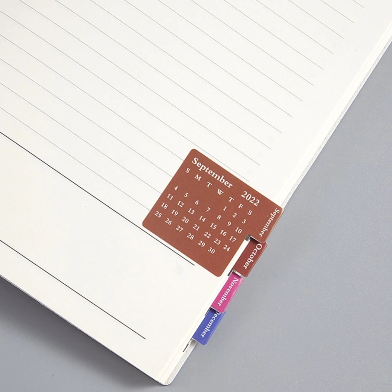 12Pcs Calendar Index Stickers Colorful Self-adhesive Monthly Labels 12 Months from Jan 2022 to Dec 2022 for Planners
12Pcs Calendar Index Stickers Colorful Self-adhesive Monthly Labels 12 Months from Jan 2022 to Dec 2022 for Planners