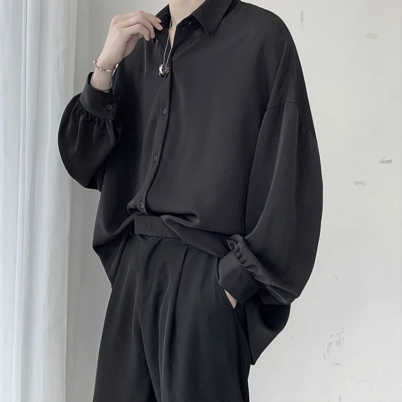 Korean Fashion Oversized Shirts Men Summer Black White Button Down Long Sleeve Tops Men's Casual Streetwear Lazy Loose Shirt Man
Korean Fashion Oversized Shirts Men Summer Black White Button Down Long Sleeve Tops Men's Casual Streetwear Lazy Loose Shirt Man
