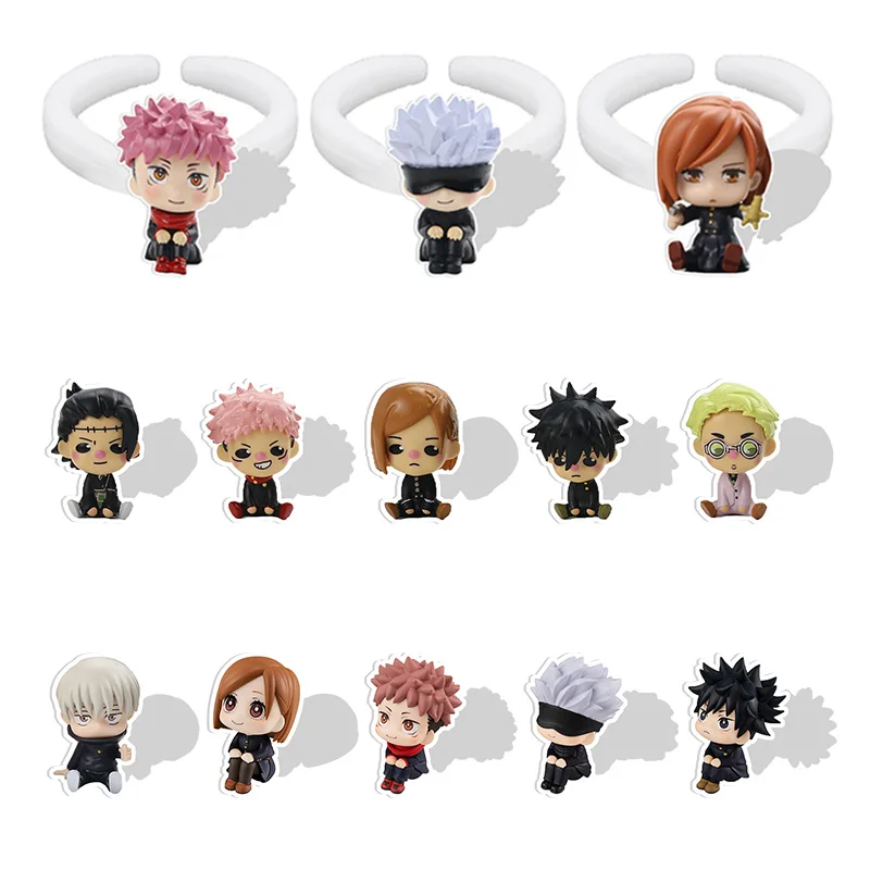 Bandai Cartoon Shape Anime Jujutsu Kaisen Yuji Animation Adjustable Ring White Ring Resin Ring Party Accessories Jewelry QHY461
Bandai Cartoon Shape Anime Jujutsu Kaisen Yuji Animation Adjustable Ring White Ring Resin Ring Party Accessories Jewelry QHY461