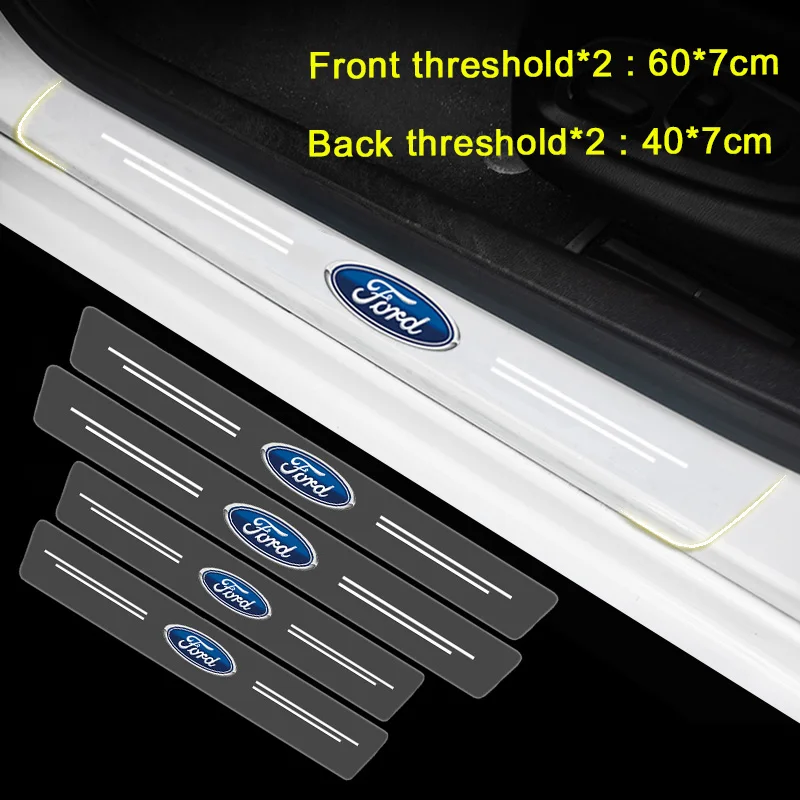 Car Trunk Front Rear Door Threshold Stickers Decal for Ford Explorer Fusion Mondeo MK7 Ranger Fiesta Edge Escape Tierra Edsel
Car Trunk Front Rear Door Threshold Stickers Decal for Ford Explorer Fusion Mondeo MK7 Ranger Fiesta Edge Escape Tierra Edsel