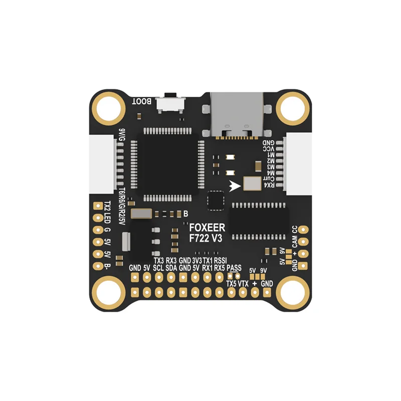 Foxeer F722 V3 BMI270 Dual BEC OSD BlackBox 3-6S F7 Контроллер полета для X8 HDFPV беспилотных летательных аппаратов 30.5X30.5mm
Foxeer F722 V3 BMI270 Dual BEC OSD BlackBox 3-6S F7 Контроллер полета для X8 HDFPV беспилотных летательных аппаратов 30.5X30.5mm