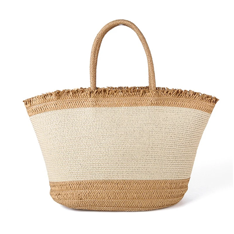 Luxury New Women Pastoral Wind Grass Straw Bag Woven Bag Braided Basket Bag Shoulder Messenger Handbag Ladies Wrist Bag
Luxury New Women Pastoral Wind Grass Straw Bag Woven Bag Braided Basket Bag Shoulder Messenger Handbag Ladies Wrist Bag