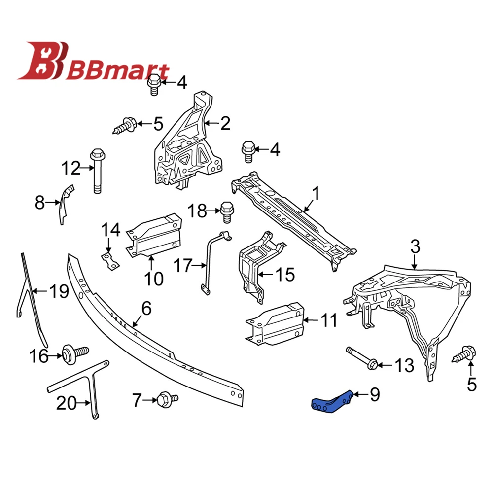 BBmart Автозапчасти для автомобиля передний бампер Carricer для G38 OE 51112475232
BBmart Автозапчасти для автомобиля передний бампер Carricer для G38 OE 51112475232