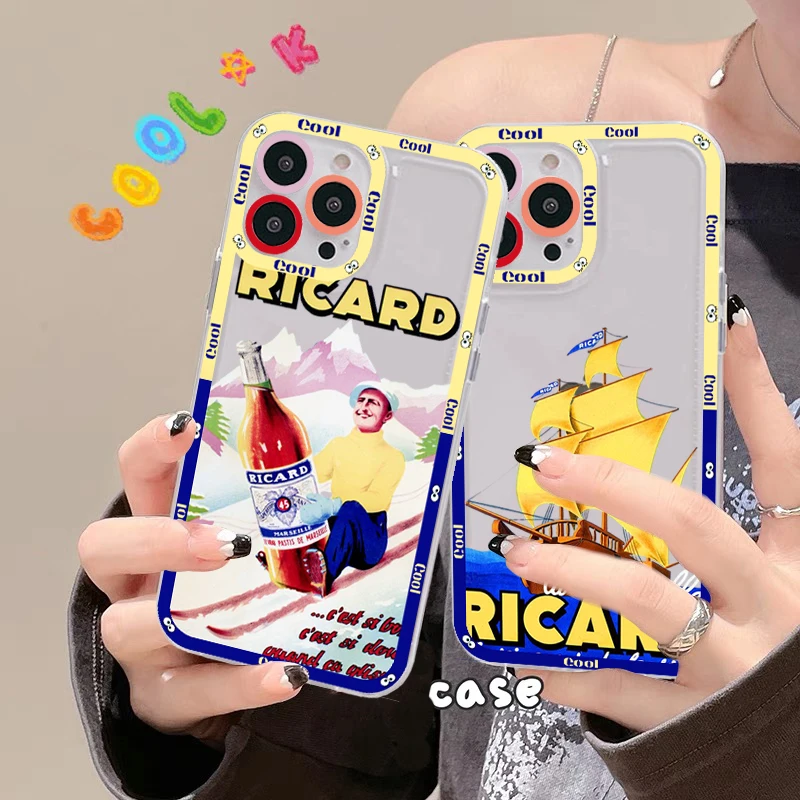 RICARD Phone Case for iPhone 11 12 13 Mini Pro Max 14 Pro Max Case shell 
RICARD Phone Case for iPhone 11 12 13 Mini Pro Max 14 Pro Max Case shell