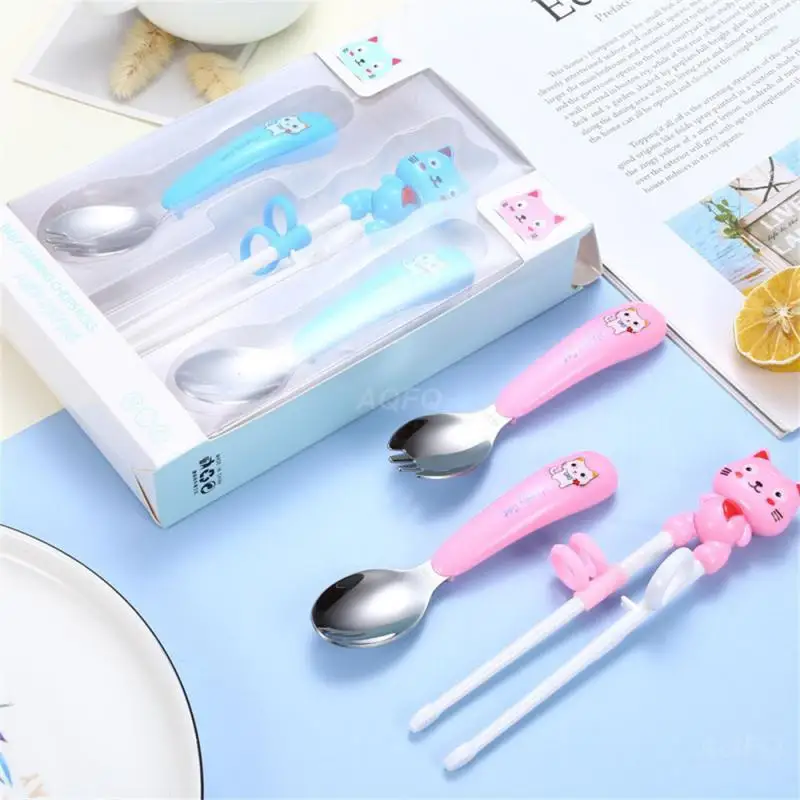 Chopsticks Fork Spoon Cartoon 304 Stainless Steel Training Tableware Handle Childrens Tableware Childrens Learning Chopsticks
Chopsticks Fork Spoon Cartoon 304 Stainless Steel Training Tableware Handle Childrens Tableware Childrens Learning Chopsticks
