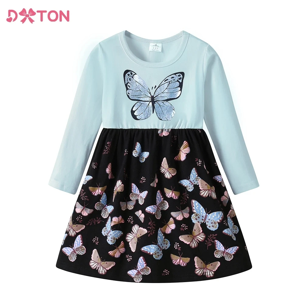 DXTON Kids Dresses for Girl Autumn Spring Children Cotton Clothes Girl Butterfly Print Casual Dress Kids Long Sleeve Dresses
DXTON Kids Dresses for Girl Autumn Spring Children Cotton Clothes Girl Butterfly Print Casual Dress Kids Long Sleeve Dresses