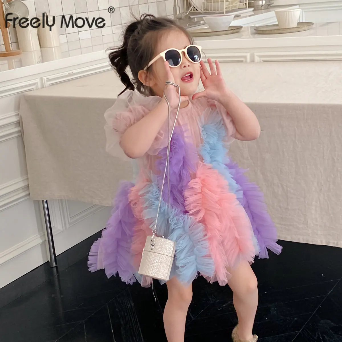 Girls Princess Dresses for Kids Short Sleeve Tulle Party Tutu Prom Wedding Vestidos Summer Children Ruffles Clothes
Girls Princess Dresses for Kids Short Sleeve Tulle Party Tutu Prom Wedding Vestidos Summer Children Ruffles Clothes
