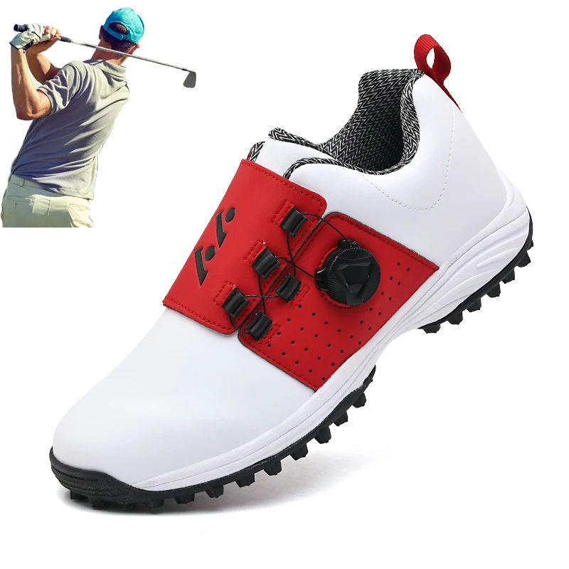 New Waterproof Golf Shoes Spikeless Men Women Professional Golf Wears for Men Luxury Sprot Shoes Golfers Walking Sneakers
New Waterproof Golf Shoes Spikeless Men Women Professional Golf Wears for Men Luxury Sprot Shoes Golfers Walking Sneakers
