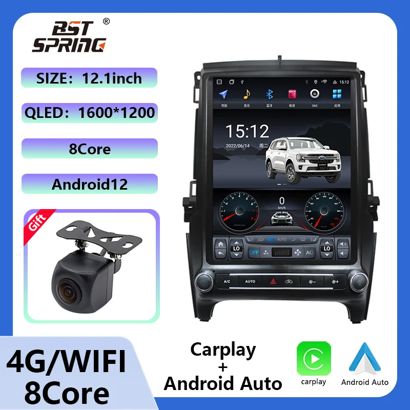 12.1inch Tesla Model Radio for Ford Everest Ranger Raptor F550 2015-2022 Android Car Gps Stereo Audio Multimedia WIth Carplay
12.1inch Tesla Model Radio for Ford Everest Ranger Raptor F550 2015-2022 Android Car Gps Stereo Audio Multimedia WIth Carplay
