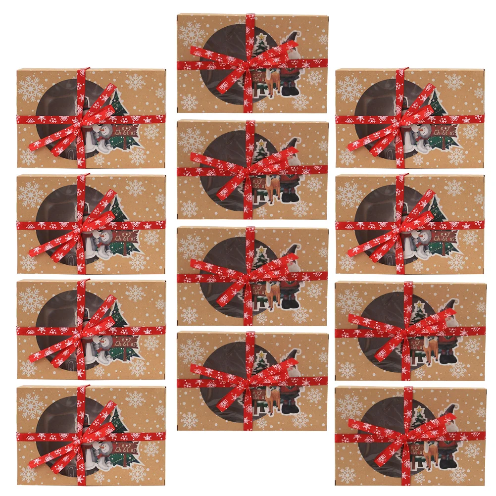 24 Pcs Kraft Paper Box Biscuit Packing Box Candy Box Christmas Storage Container
24 Pcs Kraft Paper Box Biscuit Packing Box Candy Box Christmas Storage Container