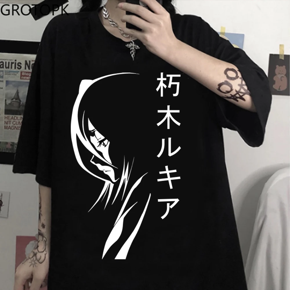 Bleach Cool Kuchiki Rukia Short Sleeve Casual Cotton T-Shirt Summer Anime Manga 90s Fashion Hip Hop Top Tees Clothes
Bleach Cool Kuchiki Rukia Short Sleeve Casual Cotton T-Shirt Summer Anime Manga 90s Fashion Hip Hop Top Tees Clothes