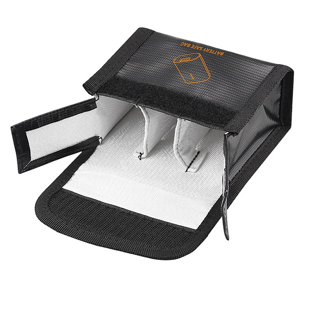 Серебристая/черная Взрывозащищенная сумка для литий-полимерных аккумуляторов, огнестойкая сумка для хранения, защитные аксессуары для очков DJI FPV
Серебристая/черная Взрывозащищенная сумка для литий-полимерных аккумуляторов, огнестойкая сумка для хранения, защитные аксессуары для очков DJI FPV