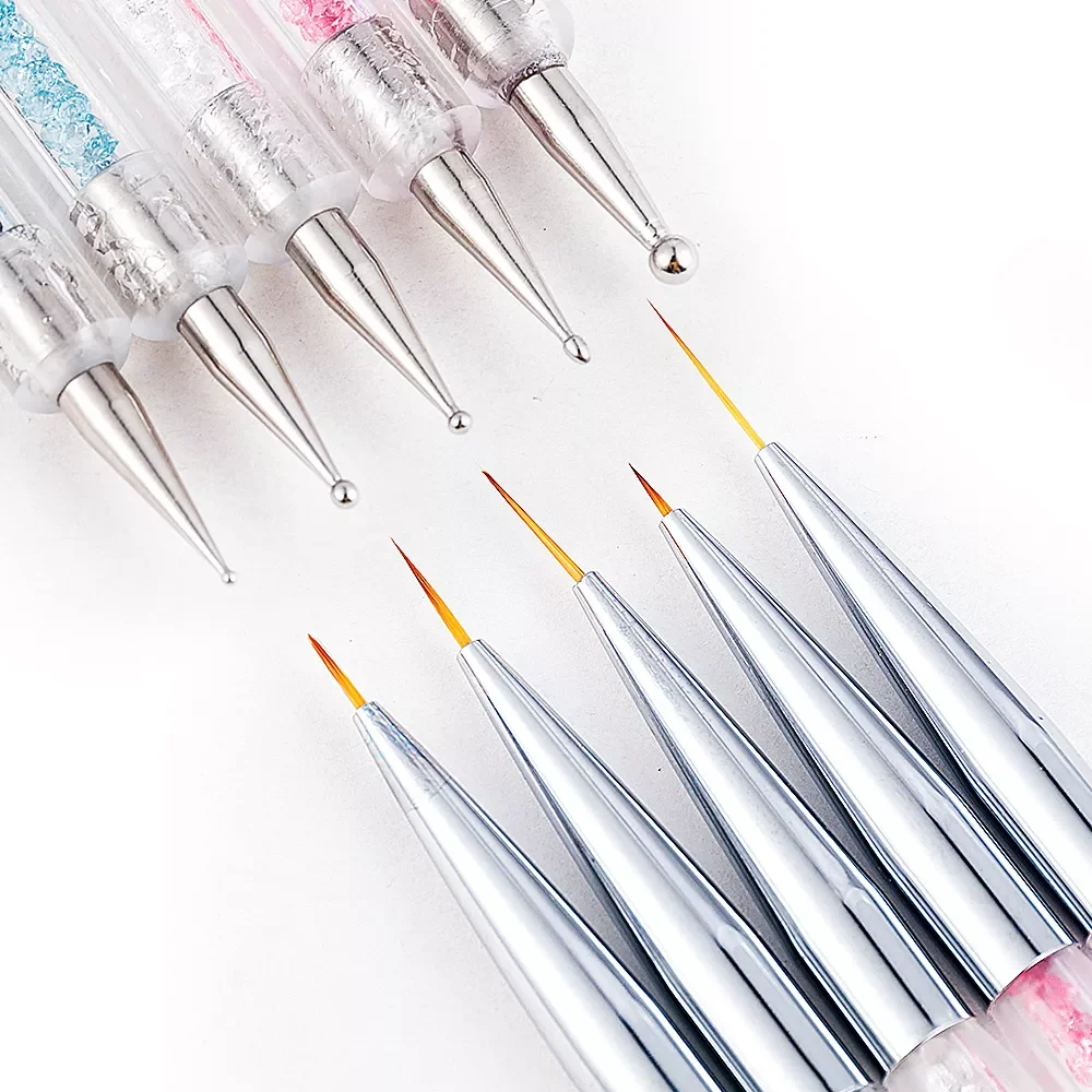 5 Pcs/Sets Nail Art Pen 2 In 1 Double Ends Dotting Drawing Painting UV Gel Liner Polish Brush Set Nail Art Dotting Tools
5 Pcs/Sets Nail Art Pen 2 In 1 Double Ends Dotting Drawing Painting UV Gel Liner Polish Brush Set Nail Art Dotting Tools