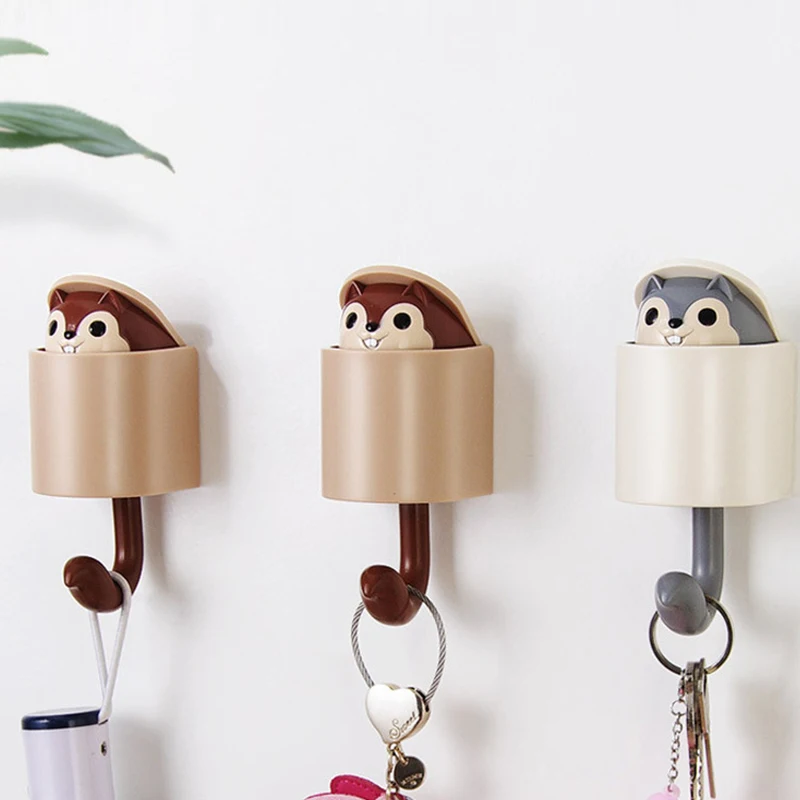 Squirrel Hook Glue Door Back Hole-free Glue Hook Cartoon Creative Kitchen Wall Coat Hook
Squirrel Hook Glue Door Back Hole-free Glue Hook Cartoon Creative Kitchen Wall Coat Hook