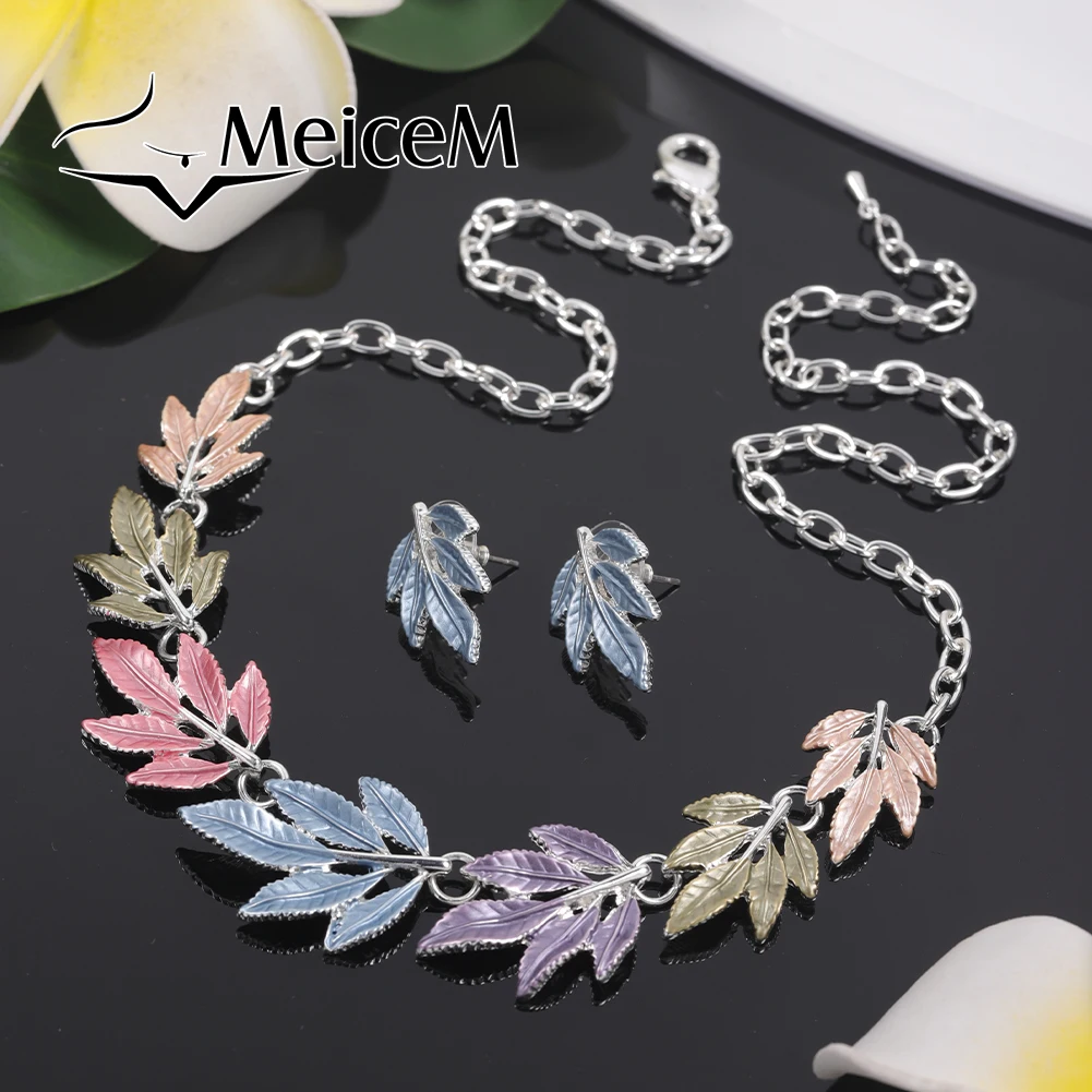 MeiceM Leaf Enamel Colorful Chokers Designer Luxury Chains Fashion Jewelry 2000s Aesthetic Accessories Gift Necklaces for Women
MeiceM Leaf Enamel Colorful Chokers Designer Luxury Chains Fashion Jewelry 2000s Aesthetic Accessories Gift Necklaces for Women