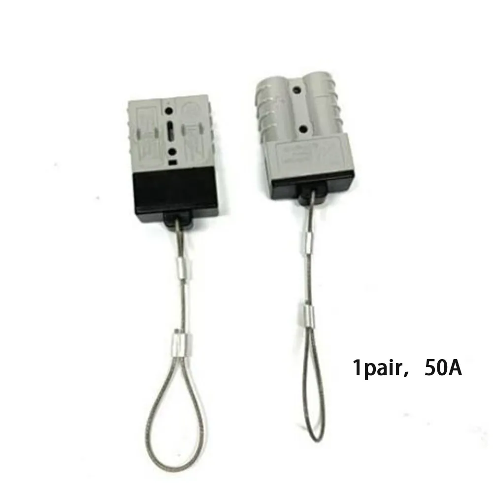 1 Pair 50A Forklift Power Connector Plug Dust Cover 600V Plastic With Wire Rope End Cap Inner Connector Dust Cover Household
1 Pair 50A Forklift Power Connector Plug Dust Cover 600V Plastic With Wire Rope End Cap Inner Connector Dust Cover Household