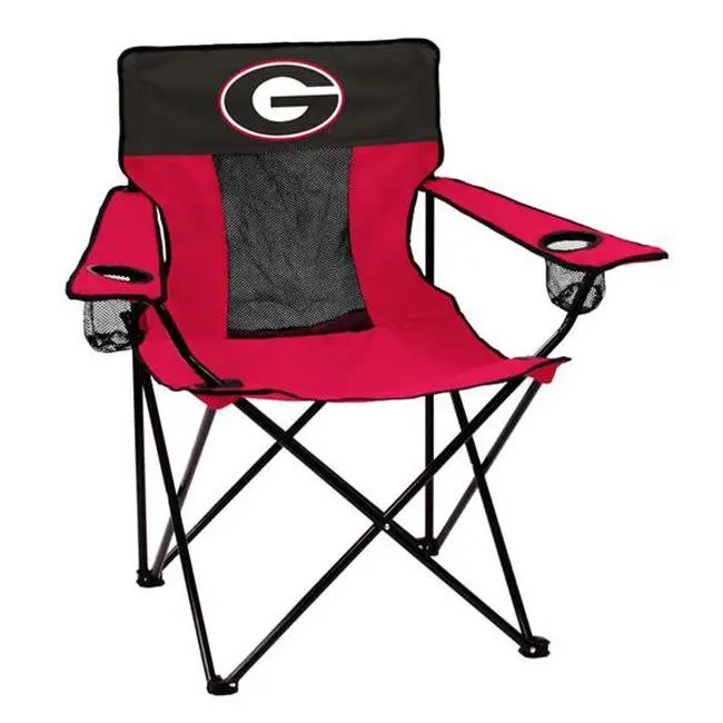 

Outdoor Camping Hiking Fishing Portable High Chair Georgia Bulldogs Chair US Overseas Warehouse Free Shipping