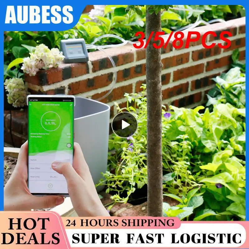 3/5/8PCS 1set With Pump Water Timer Usb Irrigation System App Controlled Irrigation Controller Tuya Abs Wifi
3/5/8PCS 1set With Pump Water Timer Usb Irrigation System App Controlled Irrigation Controller Tuya Abs Wifi