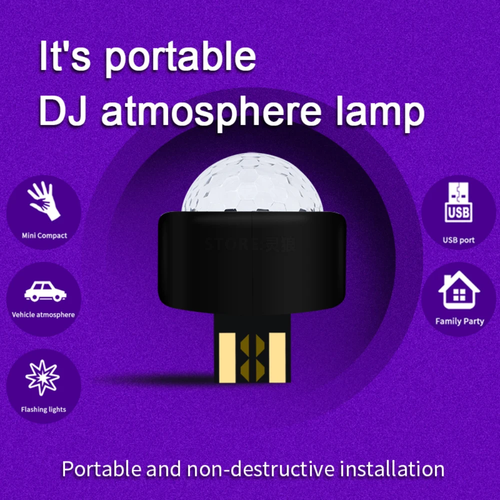 L2-1 Car Usb Led Lamp Atmosphere Light Decor Holiday Lighting Rgb Magic Ball Light Mini Led Lamp Mobile Christmas Party Decor
L2-1 Car Usb Led Lamp Atmosphere Light Decor Holiday Lighting Rgb Magic Ball Light Mini Led Lamp Mobile Christmas Party Decor