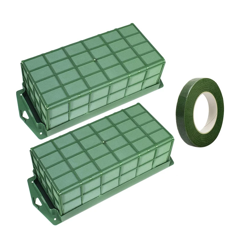 2 Pack Floral Foam Cage For Flower Arrangements Dry And Wet Floral Foam For Fresh Artificial Flowers Florist Foam 
2 Pack Floral Foam Cage For Flower Arrangements Dry And Wet Floral Foam For Fresh Artificial Flowers Florist Foam