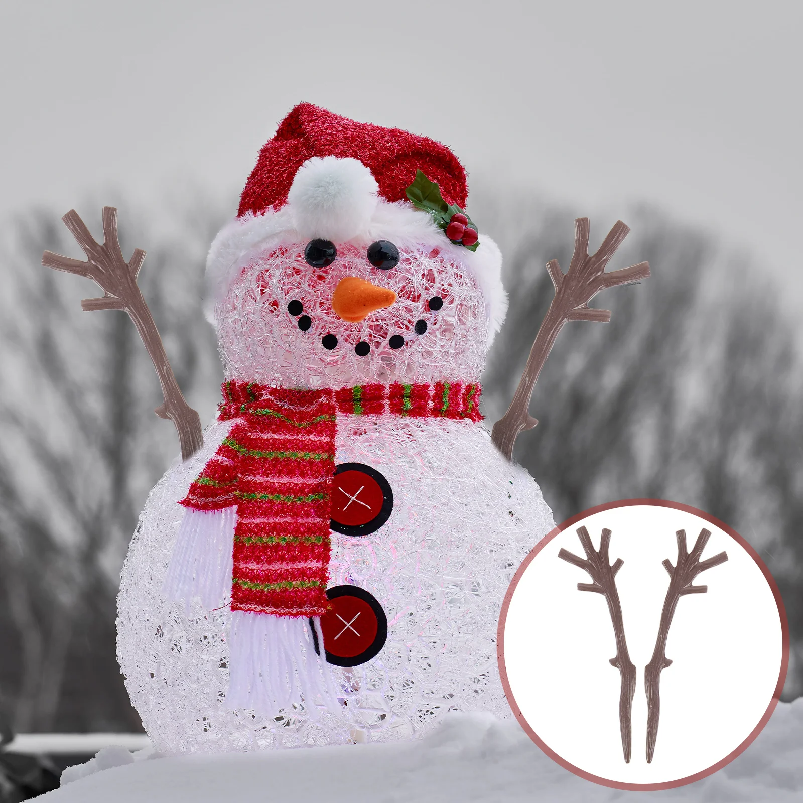 DIY Antlers Decor Snowman Accessories Christmas Craft New Year Embellishments Plastic Branch
DIY Antlers Decor Snowman Accessories Christmas Craft New Year Embellishments Plastic Branch