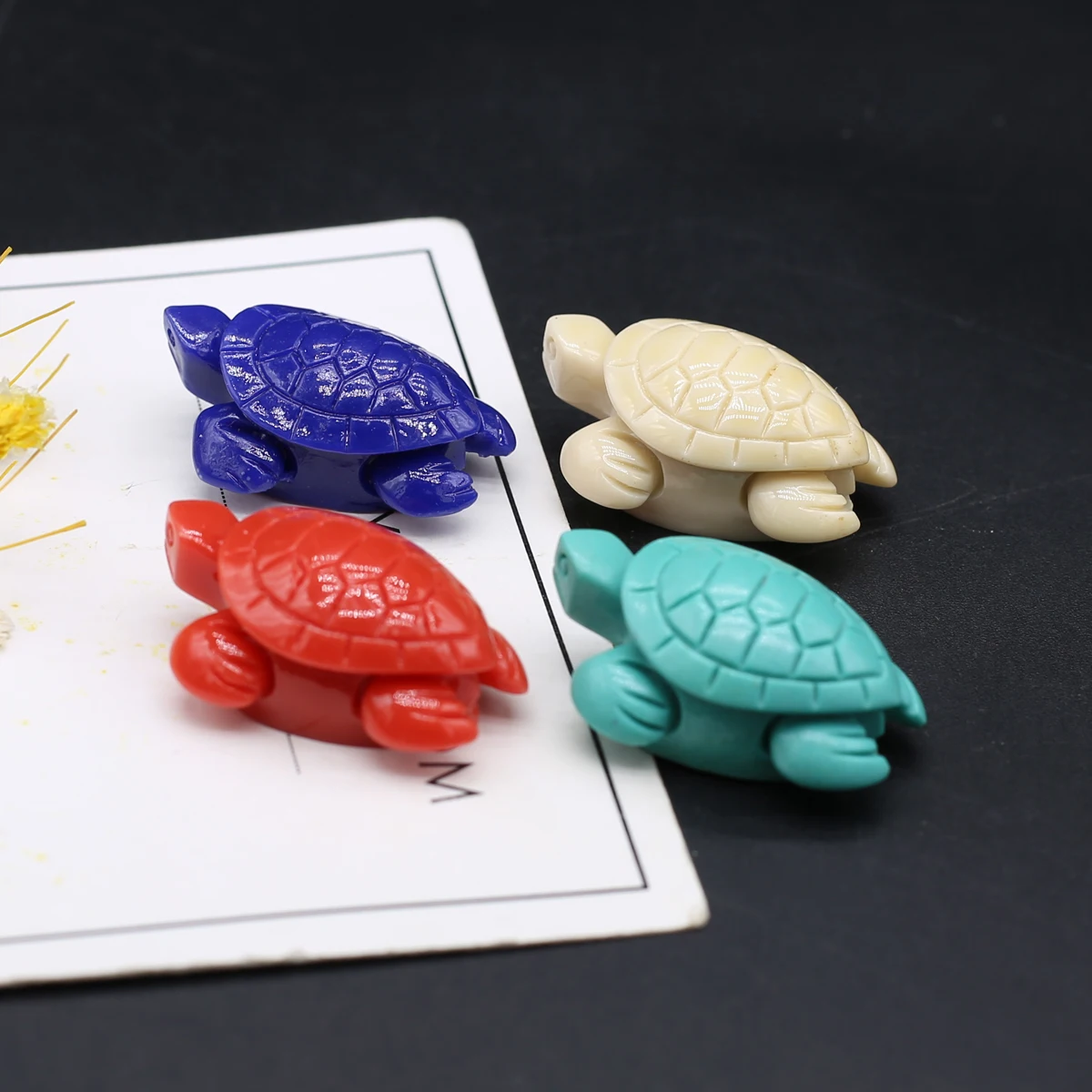 Synthetic Coral Through Hole Turtle Shaped Beads Pendant Loose Beads for Jewelry Making DIY Bracelet Necklace Accessories
Synthetic Coral Through Hole Turtle Shaped Beads Pendant Loose Beads for Jewelry Making DIY Bracelet Necklace Accessories