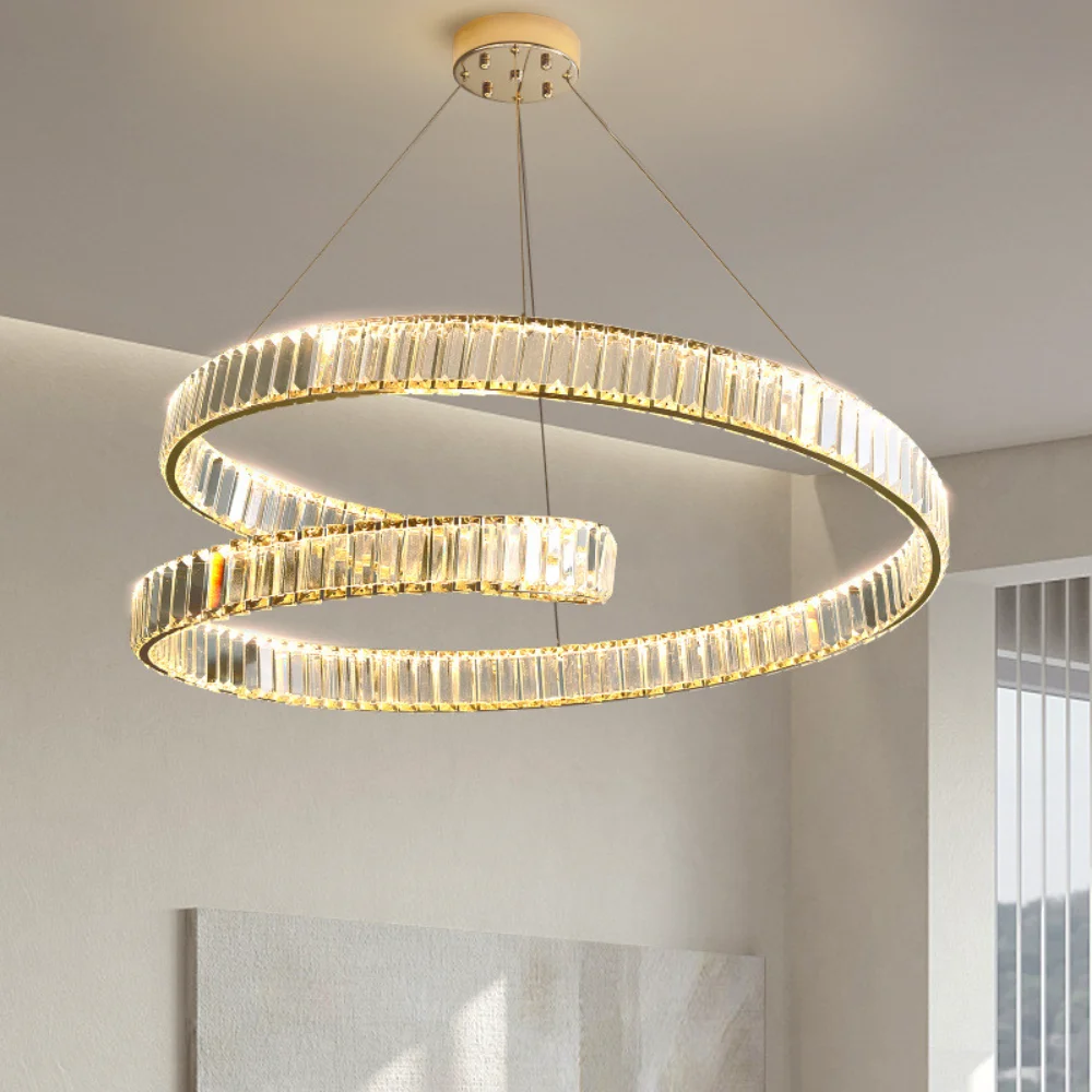Modern Luxury Irregular Led Dimmable Pendant Lights Living Room K9 Crystals Led Suspend Lamp Lustre Gold Steel Hanging Lamps
Modern Luxury Irregular Led Dimmable Pendant Lights Living Room K9 Crystals Led Suspend Lamp Lustre Gold Steel Hanging Lamps