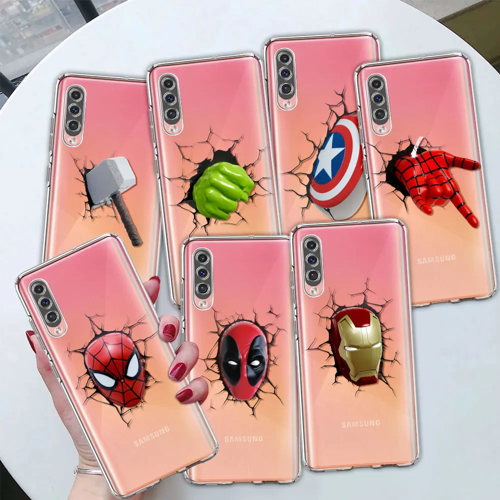 Soft Case for Samsung Galaxy A50 A12 A70 A52 A51 A32 A71 SmartPhone Funda A21s A30 A22 A20s Cover Marvel Wall Crack Spiderman
Soft Case for Samsung Galaxy A50 A12 A70 A52 A51 A32 A71 SmartPhone Funda A21s A30 A22 A20s Cover Marvel Wall Crack Spiderman
