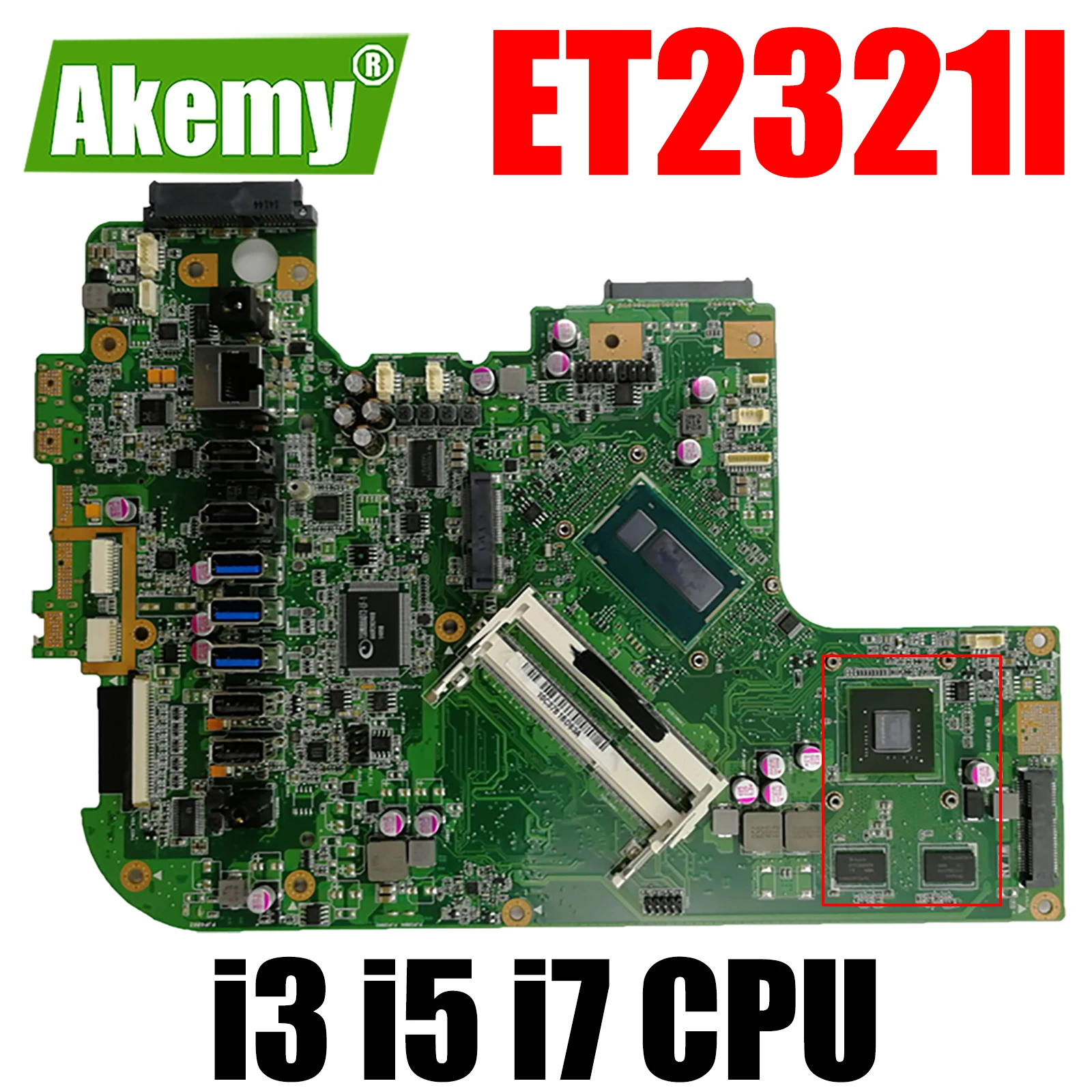 ET2321I All-in-One Motherboard i3-4th Gen i5-4th Gen i7-4th Gen CPU for ASUS ET2321I Original Motherboard Mainboard
ET2321I All-in-One Motherboard i3-4th Gen i5-4th Gen i7-4th Gen CPU for ASUS ET2321I Original Motherboard Mainboard